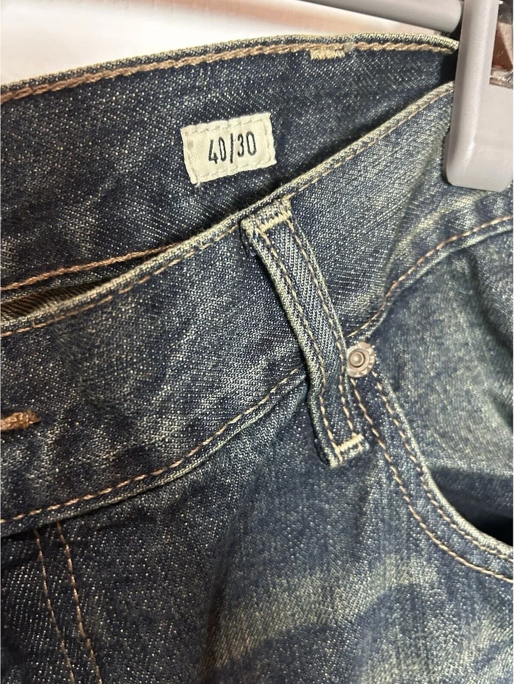 Ariat M5 Straight Leg Cowboy Jeans Mens 40x30 Dark Wash Blue Denim Legacy